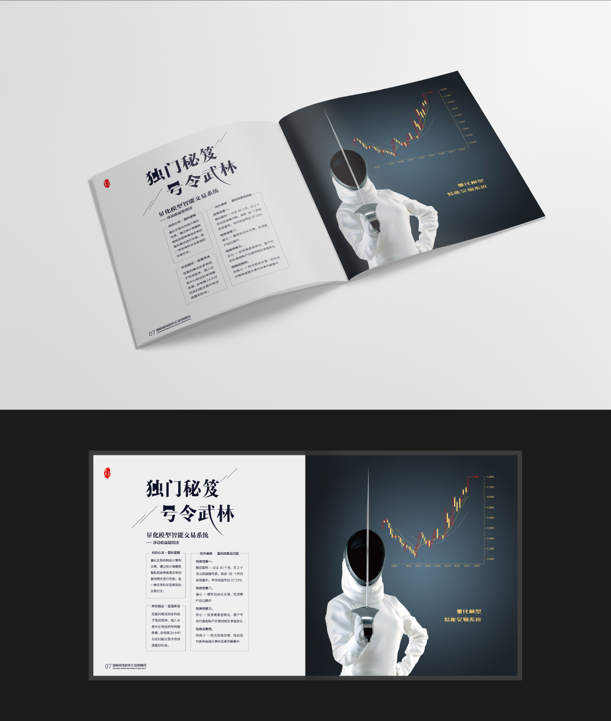 金融畫冊設計